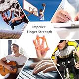 CORTNEY Hand Grip Strengthener 3 Pack Forearm Exerciser Finger Bands 3 Levels view 3