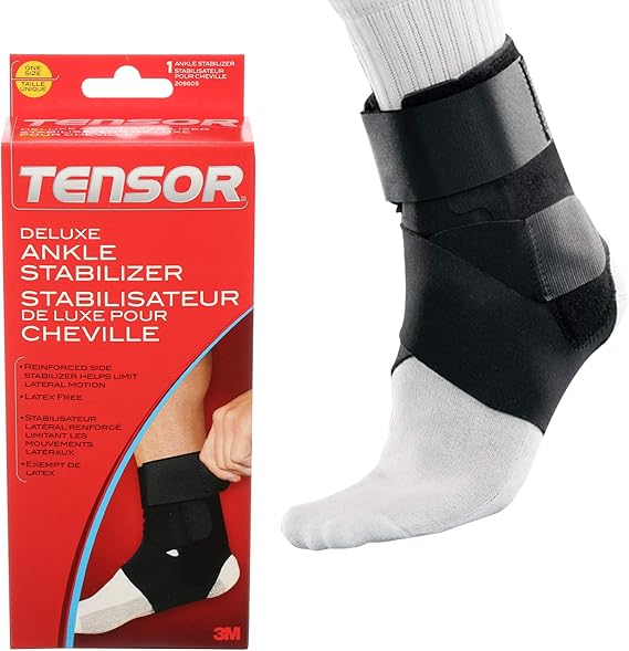 Tensor Ankle Stabilizing Brace, OneSize Amazon.ca Health & Personal Care