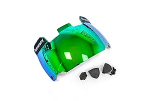 Runxrocy Football Visor for Helmet Football Visor Eye Shield Universal Fit Outdoor Sports Protective Eye Shield for Helmet Include with Visor Clips