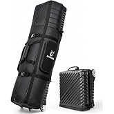 Solaraft Golf Travel Bag for Airlines, ABS Hard Shell Top Golf Travel Case | Foldable, 1680D Oxford, 5mm EPE, Smooth Wheel, Golf Bag &amp; Clubs Protection, Two Side Pockets, Travel-Friendly, Easy Transport
