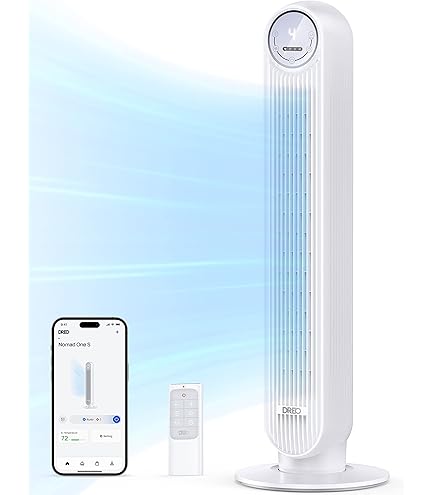 Dreo Cruiser Pro Ventilateur de tour avec télécommande, vitesses de 7,3 Dreo Cruiser Pro Ventilateur de tour avec télécommande, vitesses de 7,3