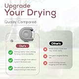 Quebec 15m Heavy Duty Retractable Washing Line Wall Mounted Outdoor view 7