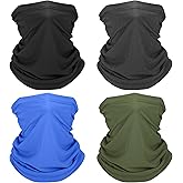 Cooling Neck Gaiter, Summer UV Face Mask Dust Balaclava, Neck Gator Bandana Face Cover for Sun Protection Men Women Outdoor