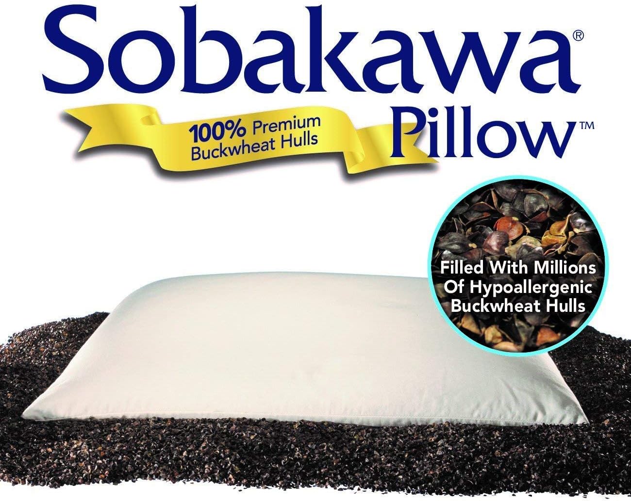 Amazon Com Sobakawa Traditional Buckwheat Pillow Updated