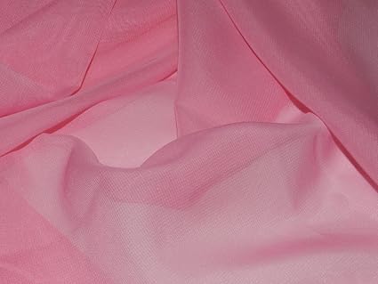 Chiffon Stoff ROSA Meterware am Stück Kleiderstoff Dekostoff