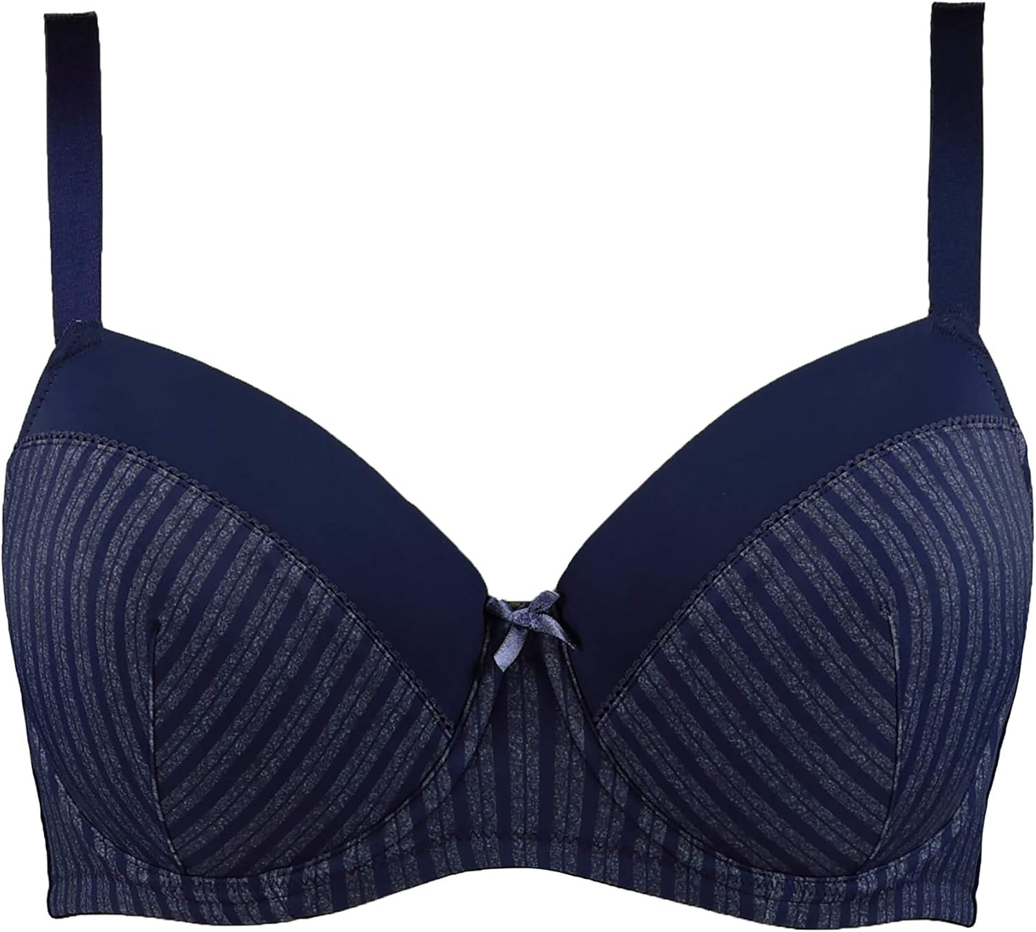 Ulla Popken Damen große Größen BügelBH, Softschale Marine 110D 748825