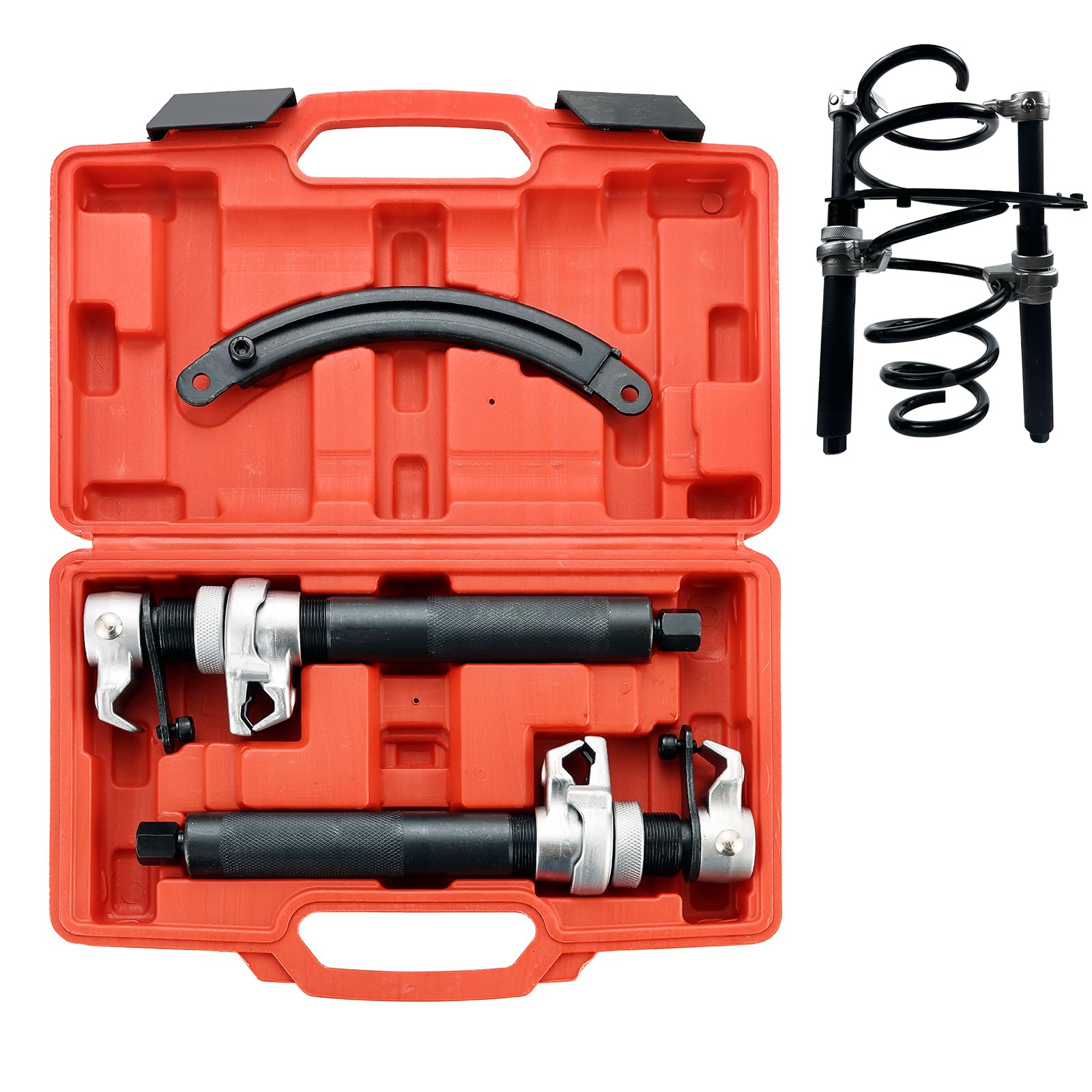 Photo 1 of NYXOVA Coil Spring Compressor Tool, Heavy Duty Macpherson Strut Spring Compressor Tool,Ultra-Rugged Strut Spring Compressor Tool with Safety Guard,2200lb Capacity 11in Jaw Opening