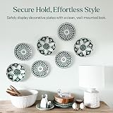 WINSOME Invisible Plate Hanger Wall Mount 20-25 cm White Steel Spring view 5