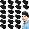 Jexine 20 Pcs Headband Ear Warmer Bulk Fleece Winter Ear Muffs Running Gear Running Headband for Women Men Sports Cold Weather