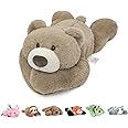Niuniu Daddy 20" | 3.3 Pound Weighted Bear Stuffed Animals for Adults Kids, Giant Large Teddy Bear Plush Toy, Cute Brown Bear Body Pillow with Soft Fur & Body for Gift Christmas Birthday Holidays