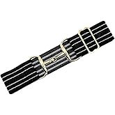 CELAEQ 2 inch Luxury Elastic Equestrian Belt, Horse Riding Belt with Gold Buckle, Stretchable and comfortable waist