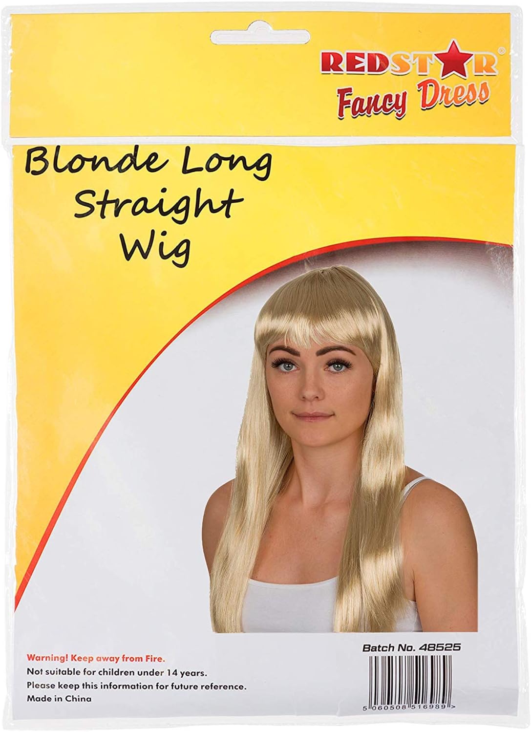 Long Straight Wig for 80s Fancy Dress for Women, Synthetic Long Straight Wigs for Women for 70's Fancy Dress - Image 3