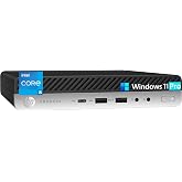 HP Business Mini Desktop PC, Intel Core i5, 8GB DDR4 RAM, 256GB PCIe SSD | WiFi, Bluetooth, Dual DisplayPort, Windows 11 Pro, 1L Compact Computer