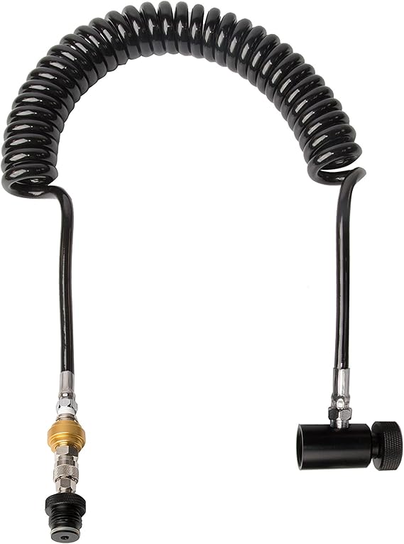ALEKO PBRHS12 Paintball Heavy Duty Coiled Remote Line