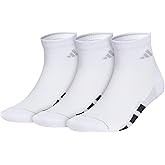 adidas Men's All Day Training Quarter Socks sports performance above the ankle height with cushioning for running (3-Pair)
