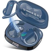 Écouteurs Open-ear Bluetooth 5.4 DUSONLAP - 32h Autonomie, étanches IPX7, Micro ENC, Pour Sport