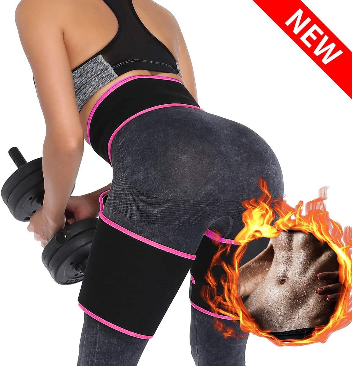 Women 3 in 1 Waist Trimmer, Waist trainner Belt,Body Shaper Weight Loss Butt Lifter Waist Trainer Slimming Support Belt Hip Raise Shapewear Thigh Trimmers: Industrial & Scientific