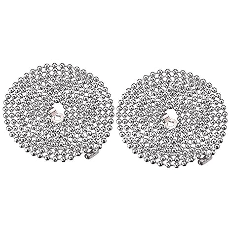 Newzc 2 Pack Light Pull Chain Extension With Ball Chain 85 Cm Long