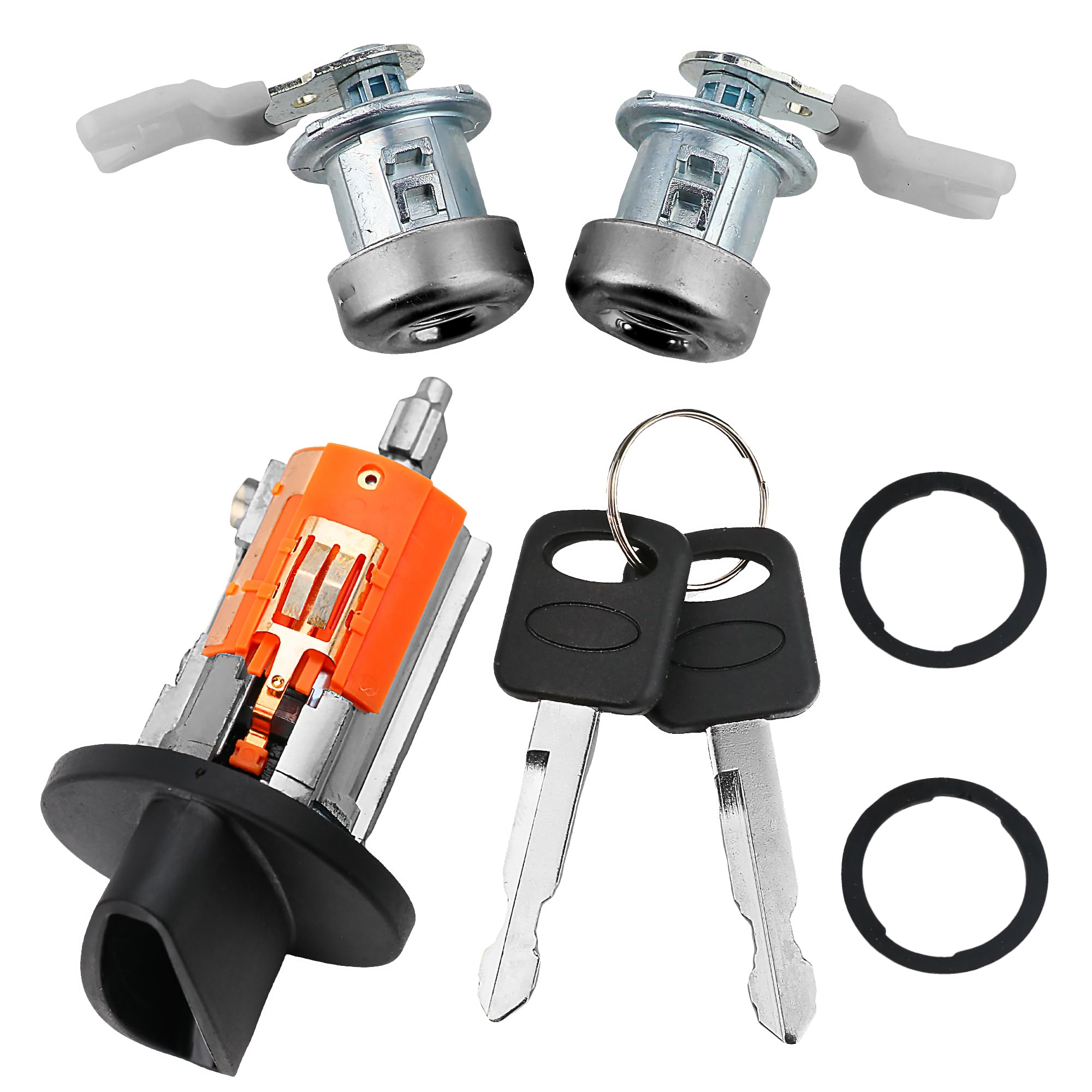 Ford Model A Ignition Switch New Ignition Lock Cylinder With Key &amp; Black Bezel For Ford, Lincoln, Mercury (1995-2008 Models) 1995-2008 Ford Lincoln Mercury Ignition Cylinder