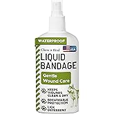 Liquid Bandage for Dogs 4oz Waterproof Spray - Dog Wound Care with Aloe for Cuts, Scrapes, Hot Spots &amp; Paw Injuries - Alcohol-Free, Safe if Licked, Made in USA | Chew + Heal