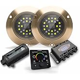 Lumishore SMX154 EOS Full Color Surface Mount LED Underwater Two Light Kit (with Display), 60-0538