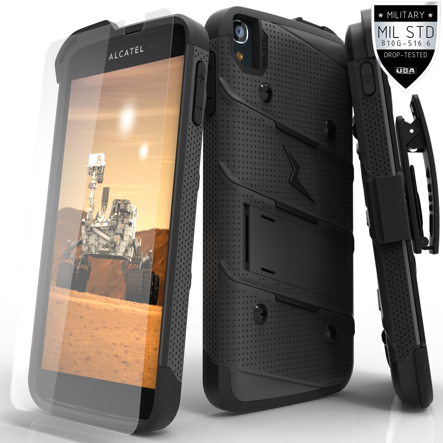 Alcatel one touch idol 3 5 5in case zizo bolt cover