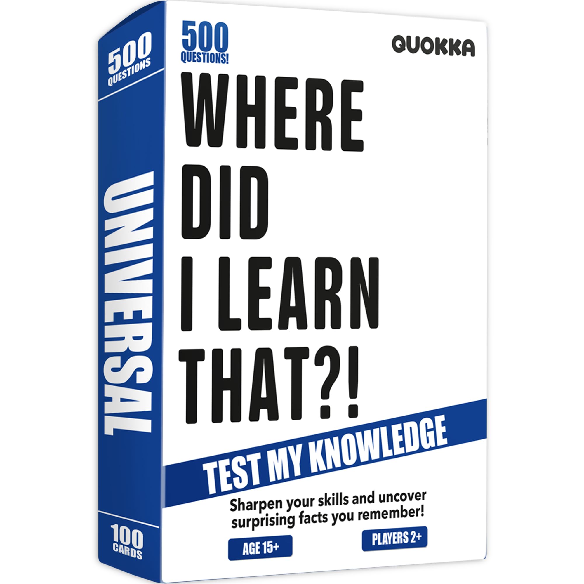 QUOKKA Trivia Games for Adults with 500 Questions