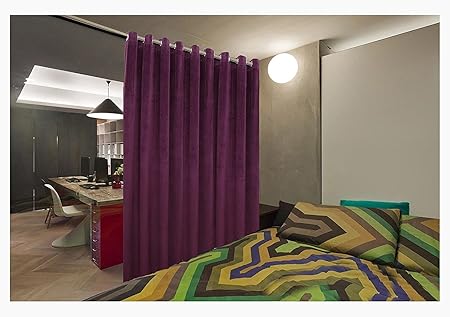 Velvet Privacy Room Divider Curtains Dressing Room Curtains Locker