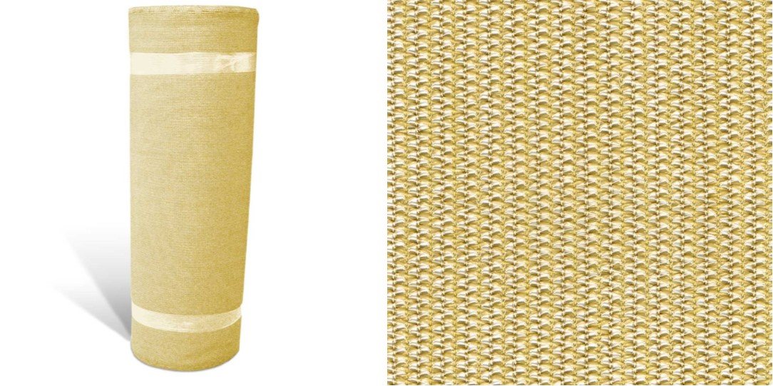 Coolaroo Medium Shade Fabric Roll 12ft x 50ft Sandstone eBay