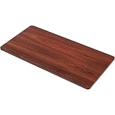 SANODESK 40"x24"x1" One-Piece Tabletop for Home Office Countertop, Mahogany | Universal Tabletop Rectangular Particle Board for Standing and Home Office Desk Countertop DIY