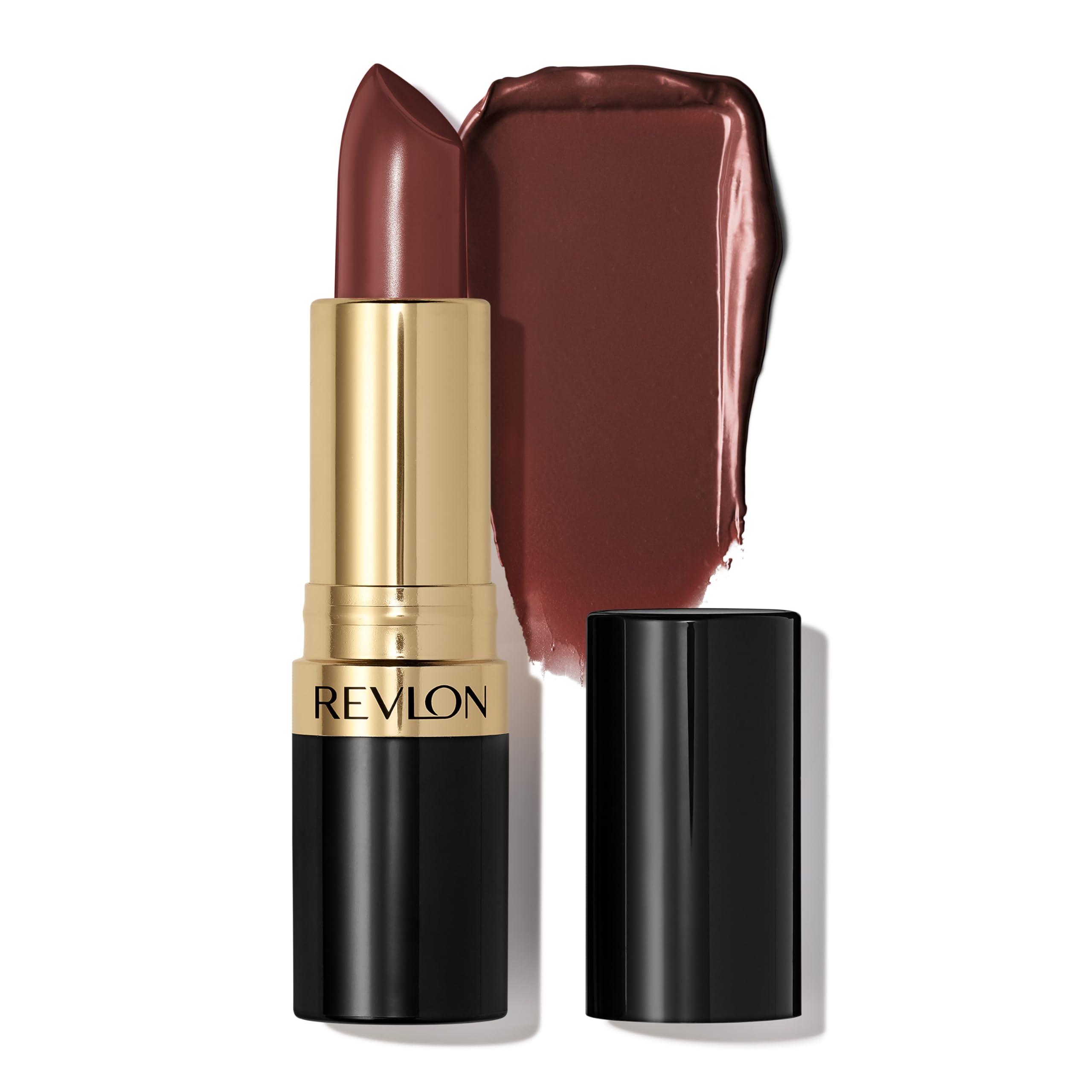 Photo 1 of Revlon Super Lustrous Lipstick, Creamy Formula For Soft, Fuller-Looking Lips, Moisturized Feel, 804 Rumberry, 0.15 oz