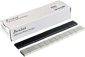 ZERINT WW-M025S 1/4 oz Wheel Adhesive Weights Kit Slim Style 360pcs (20 Strips Grey, 10 Strips Black), Adhesive Stick-on Whee