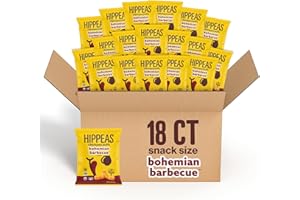 Hippeas Chickpea Puffs, Bold & Spicy Variety Pack: Barbecue, Sriracha, 0.8 Ounce (Pack of 18), 3g Protein, 2g Fiber, Vegan, Gluten-Free, Crunchy, Plant Protein Snacks