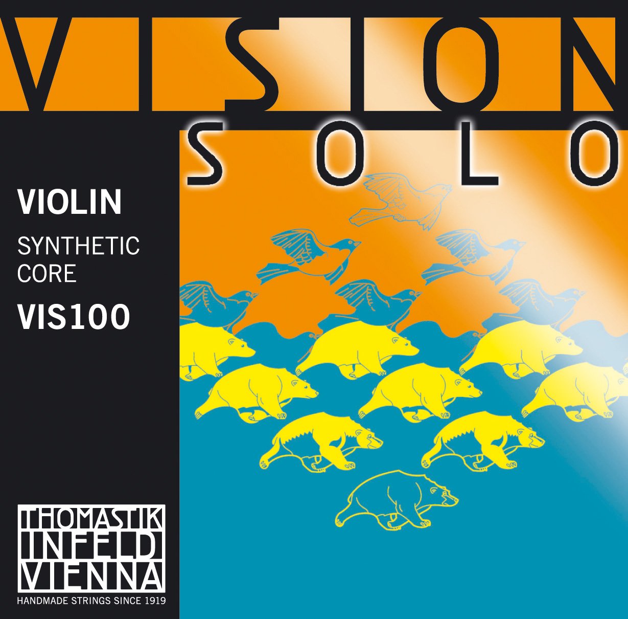 Thomastik-Infeld - Vision Solo - VIS01 - E-Violin Single String - 4/4 - Aluminium Wound - Tension 8.1kg/17.8lbs