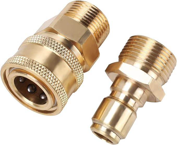 Queiting Pressure Washer Coupling Quick Release Set Spray Gun Connector