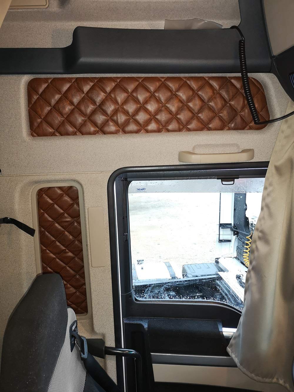 Kram Truck Man Tgx High Cabin Hanging Curtains Amazon Co Uk Car