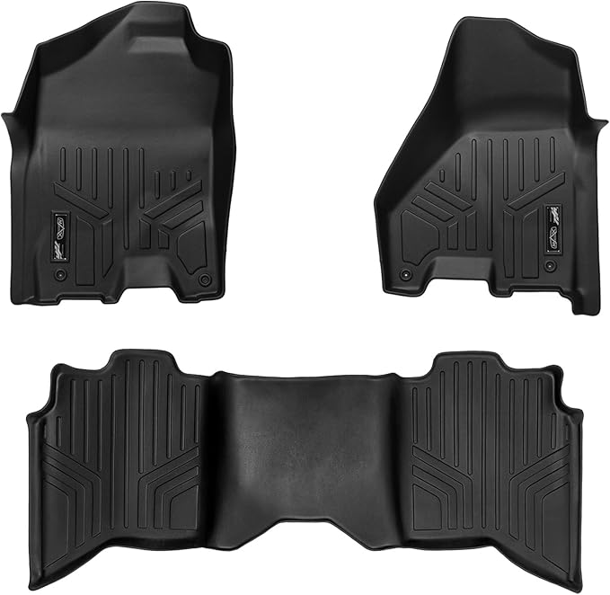 MAXFLOORMAT Floor Mats for Dodge RAM Crew Cab (20122017) Complete Set
