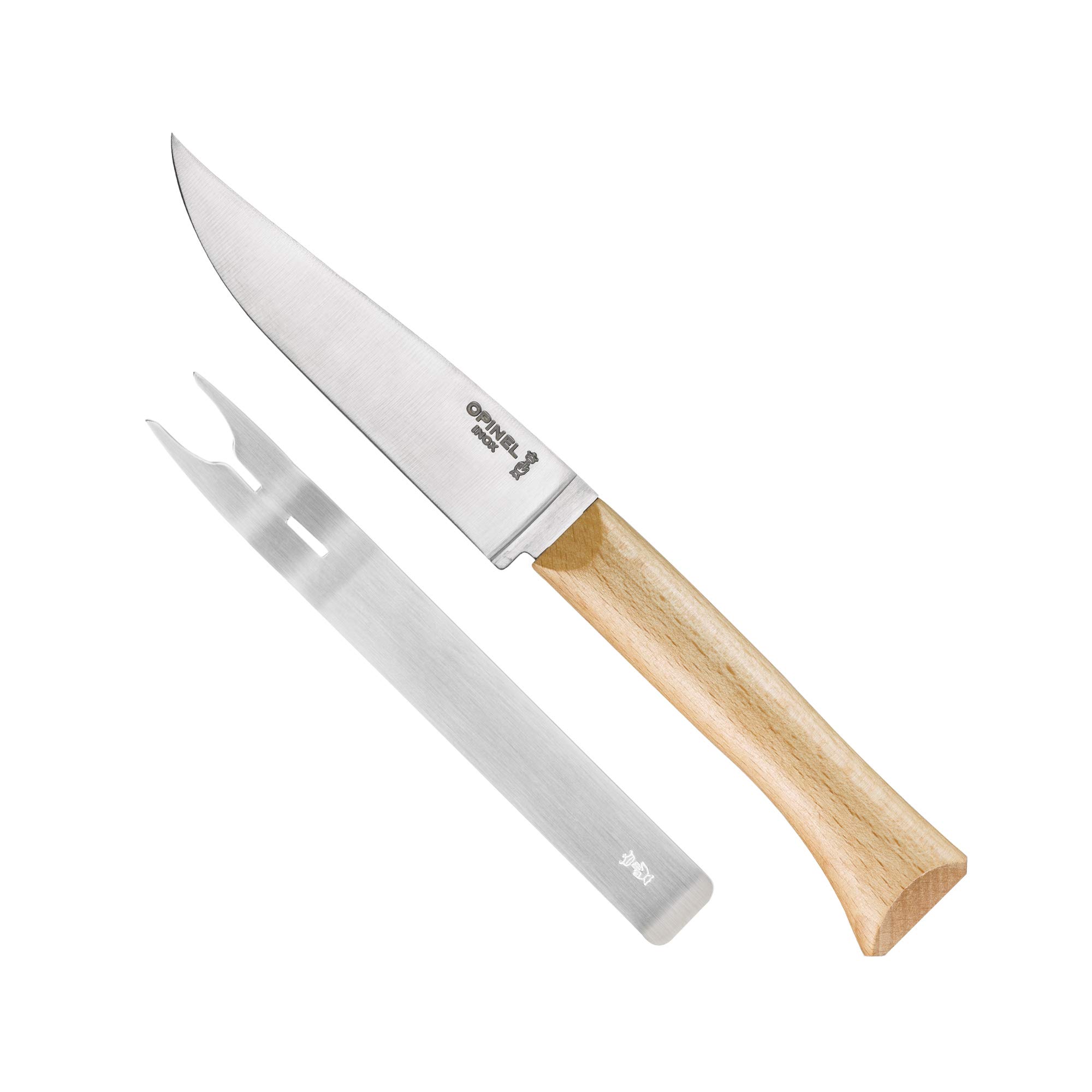 Opinel O001834 Bon Appetit Cheese Set: Knife + Fork