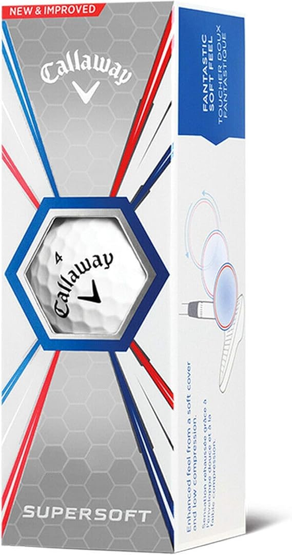 Callaway Supersoft Golf Balls (White) 3 Ball Pack Amazon.co.uk