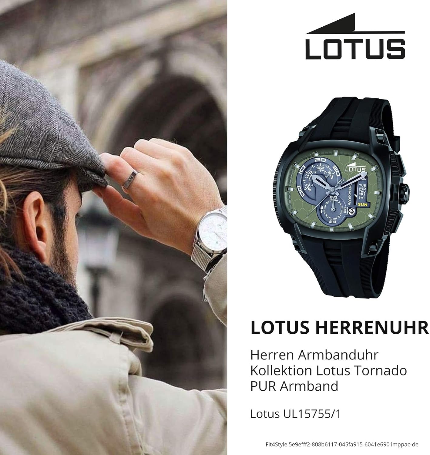 Lotus 15755/1 - Reloj analógico de Cuarzo para Hombre con ...