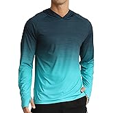 APTRO Men's UPF 50+ Sun Protection Long Sleeve Hoodie Shirts UV Outdoor Fishing Shirts SPF Rash Guard Shirts for Men