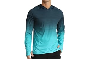 APTRO Men's UPF 50+ Sun Protection Long Sleeve Hoodie Shirts UV Outdoor Fishing Shirts SPF Rash Guard Shirts for Men