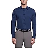 Calvin Klein Mens Dress Shirts Slim Fit Non Iron Solid