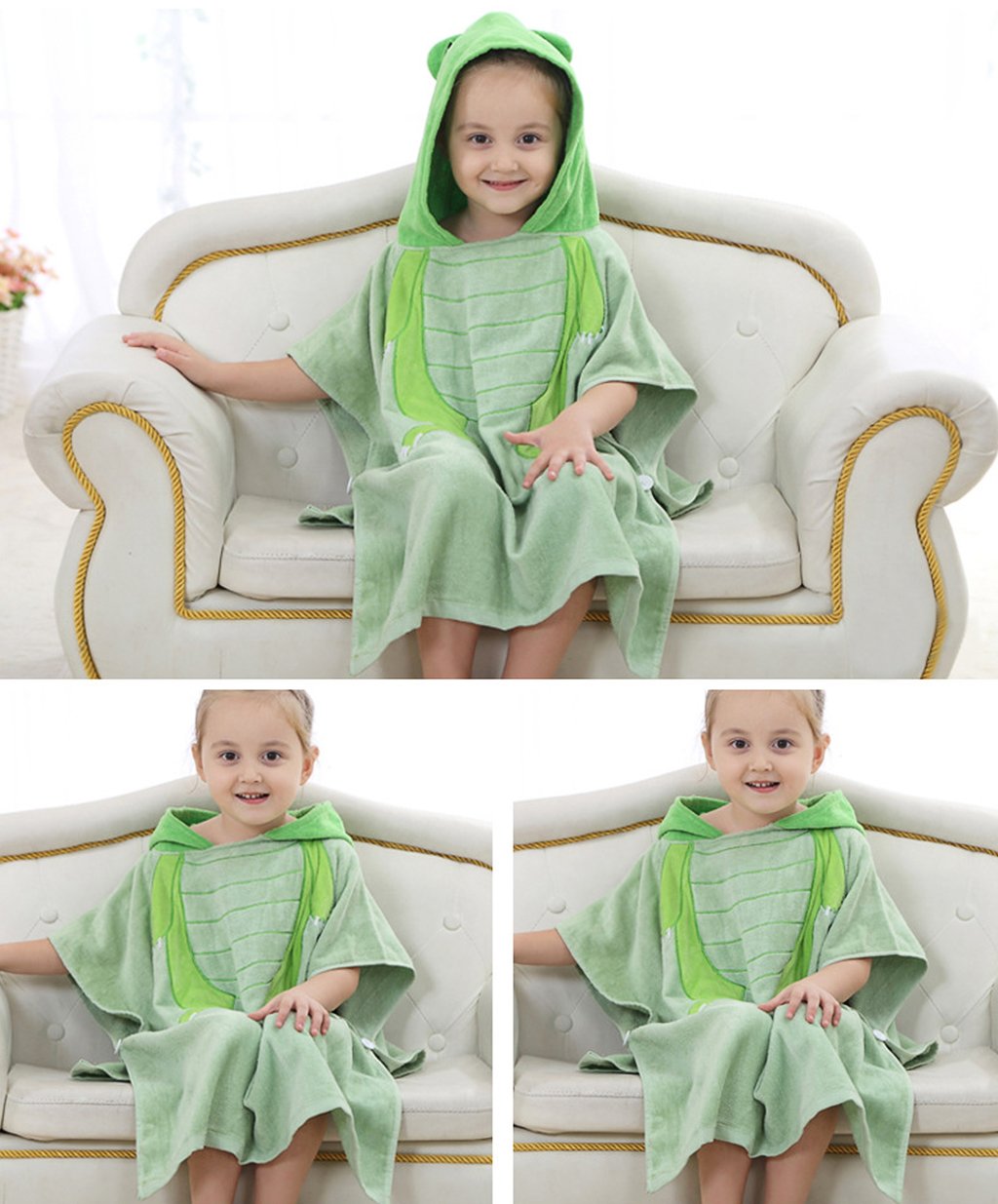Enfants Serviette De Plage Encapuchonne Poncho Garcons Filles 100 Coton Bebe Sechage Rapide Peignoir De Bain Couverture De Bain Peignoir La Natation Surfant Serviettes Cuisine Maison Safeguardsoftwash Com