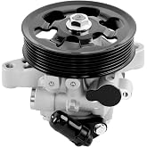 Power Steering Pump Compatible with 2006-2011 Honda Civic 1.8L L4 | Hydraulic Steering Pump with Pulley, Replaces 21-5456 55-5822 56110-RNA-A01 36-215668