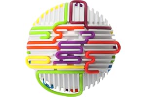 GUNTAIL Sensory Activity Board Upgraded- 3D Sensory Activity Ball,Stress Relief Toy,Silicone Fidget Toy for Stress Relief,Anxiety,Autism,ADHD,Kids 3+ & Adults,with Travel Storage Bag & 16 Strings(Matte White)