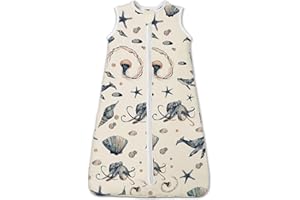 TOTBASIC Sleep Sack 0-6-12-18-24 Months, Premium Breathable Wearable Blanket Sleeping Bag 0.5TOG 1.0TOG for Baby Girl Boy