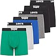 Levi's Mens Boxer Briefs Breathable Cotton Underwear for Men Pack of 6