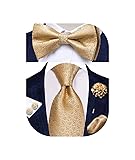 Hi-Tie Gold Tie and Pre-Tied Bowties for Men