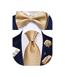 Hi-Tie Gold Tie and Pre-Tied Bowties for Men